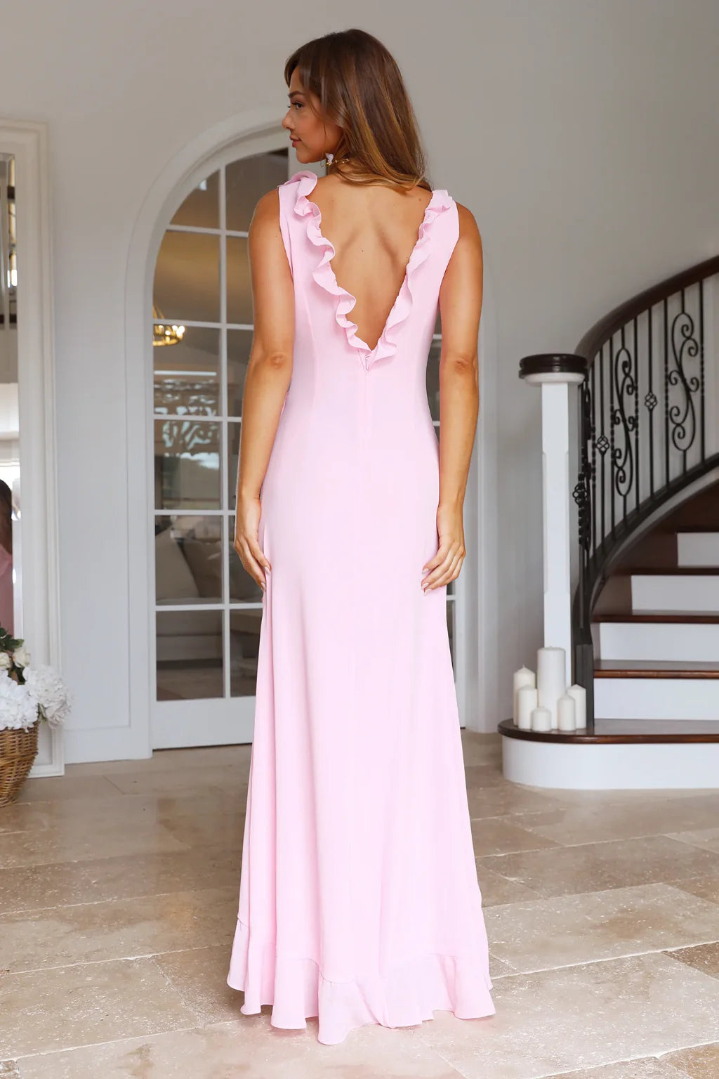 Suzannah Maxi Dress Pink