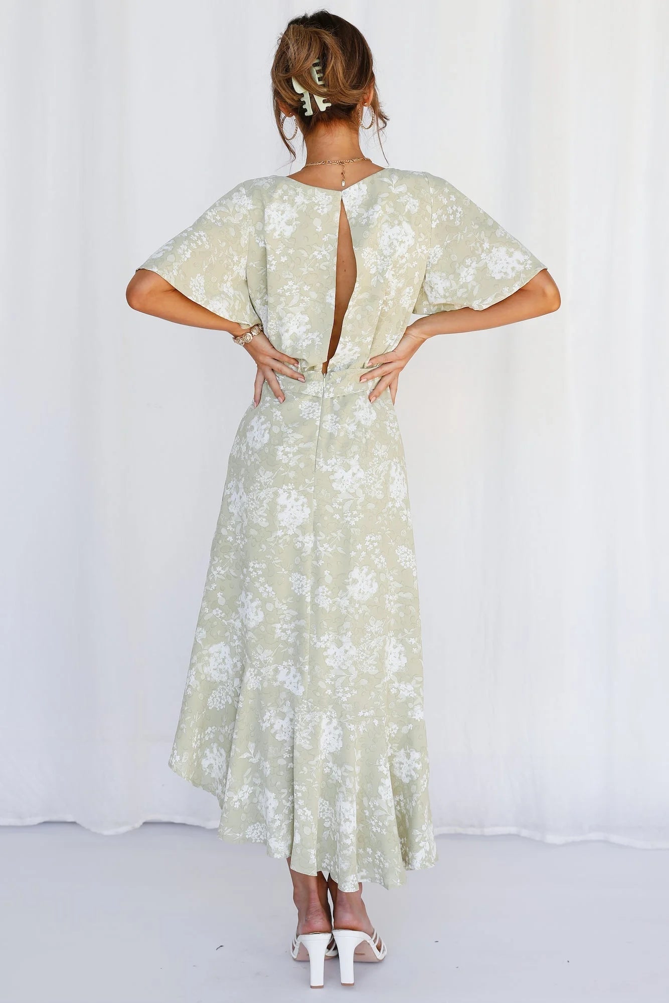 Airy Fairy Maxi Dress Pistachio