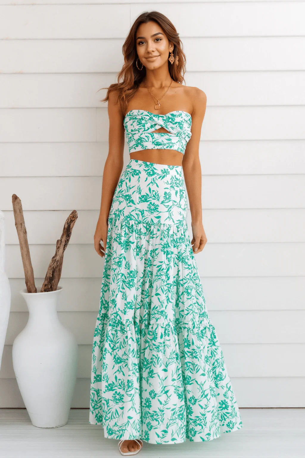 Maxi Skirt Green