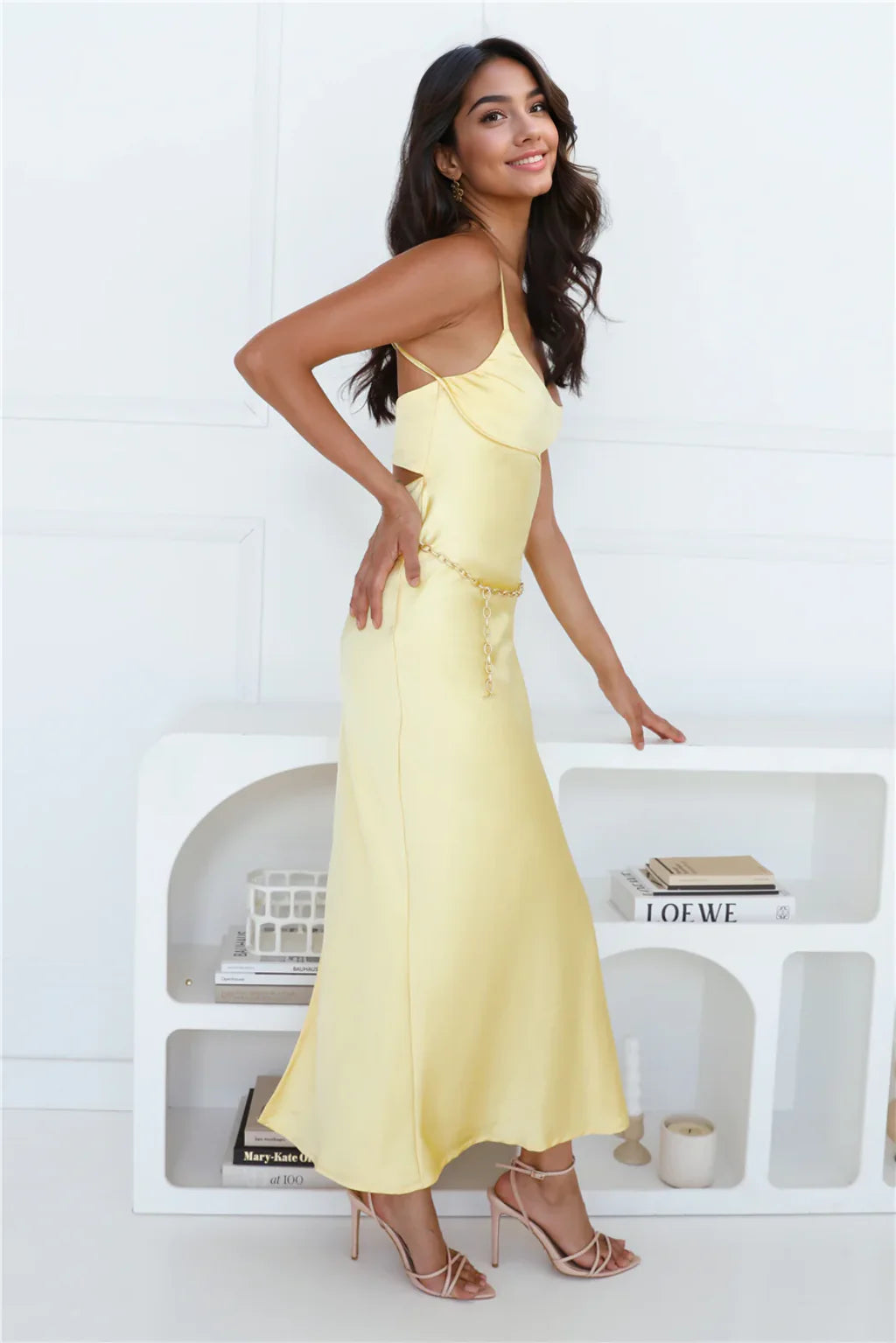 Feels Like Luxe Maxi Dress Yellow