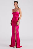 Lucille Formal Satin Mermaid Dress