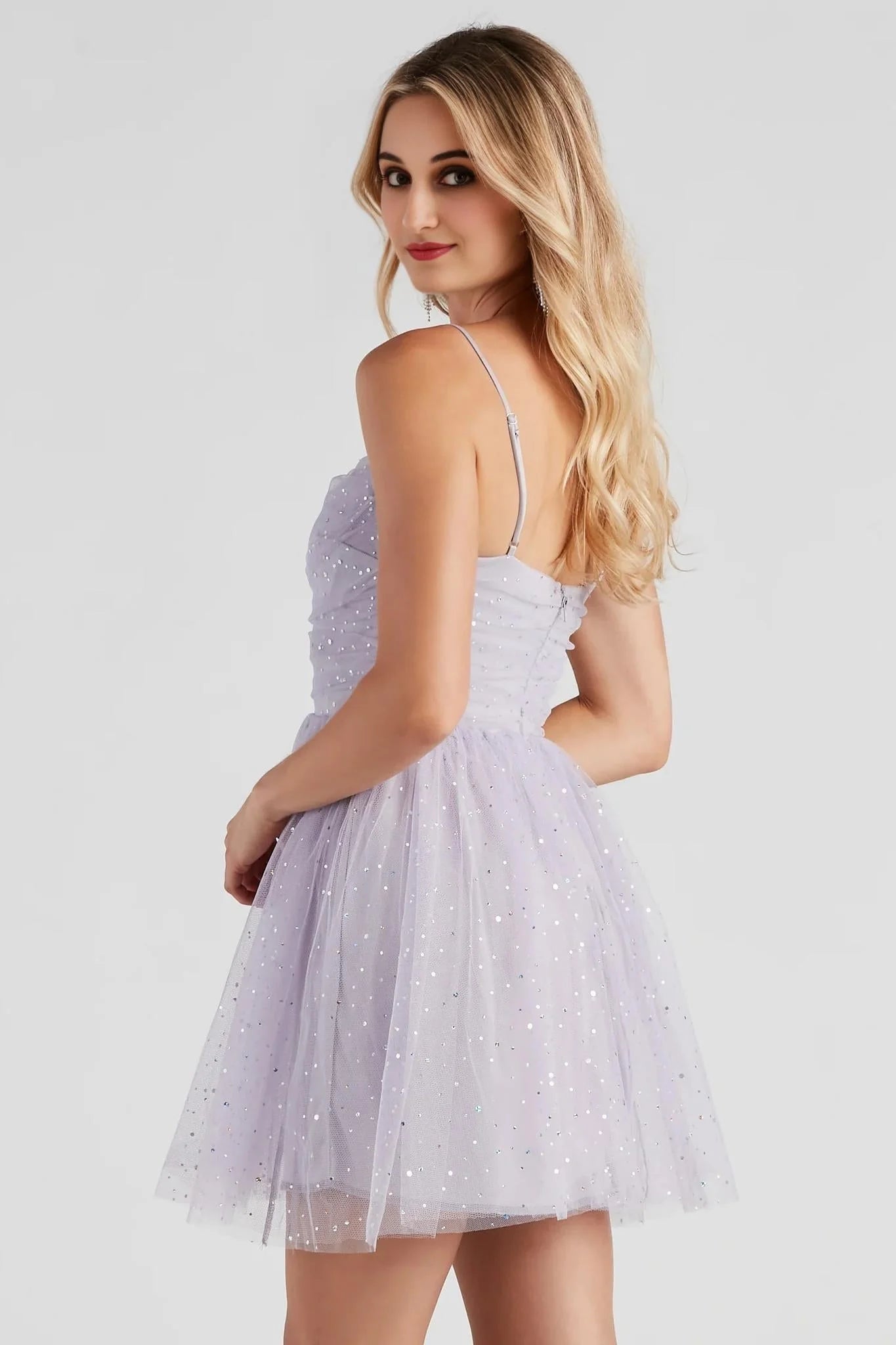 Claire Sequin Tulle Party Dress