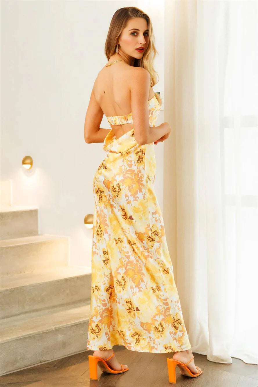 Highway To Heaven Maxi Dress Yellow