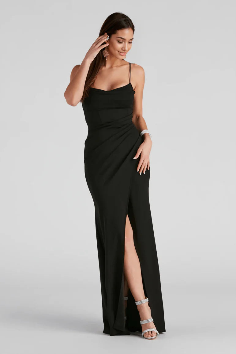 Tillie Formal Corset Crepe Dress