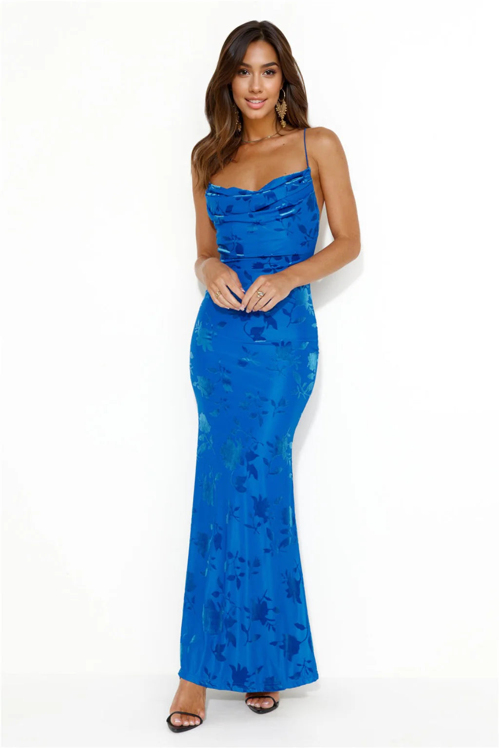 RUNAWAY Pretoria Maxi Dress Blue