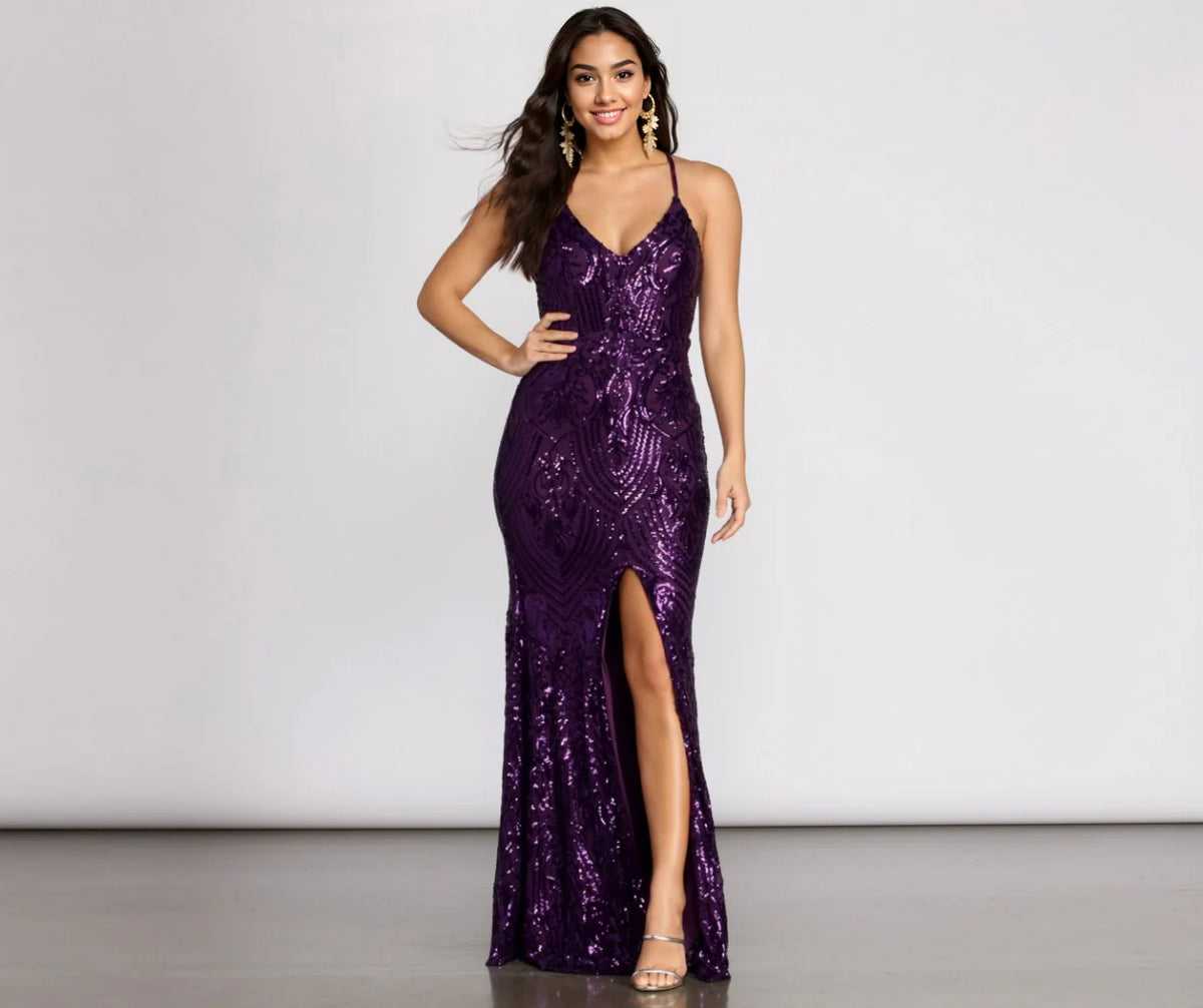 Chrissy Formal Sequin Mermaid Dress