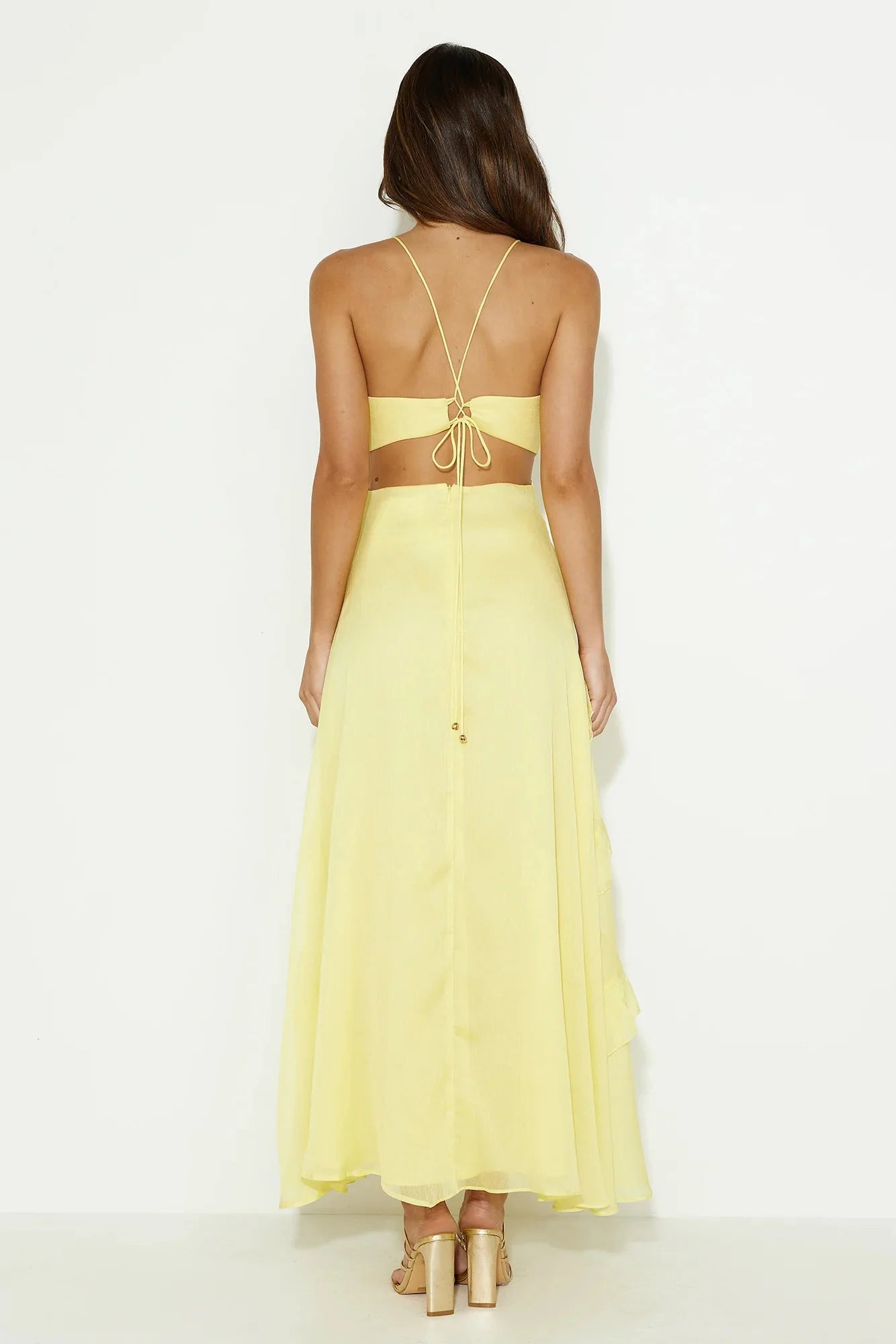 Sunset Dreamer Maxi Dress Yellow