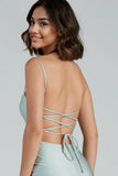 Lace-Up Back Mermaid Formal Dress