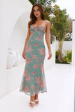 Best Wishes For You Mesh Maxi Dress Green