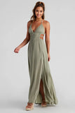 Set Vacay Gauze Maxi Dress