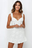 Indulge Me Dress White