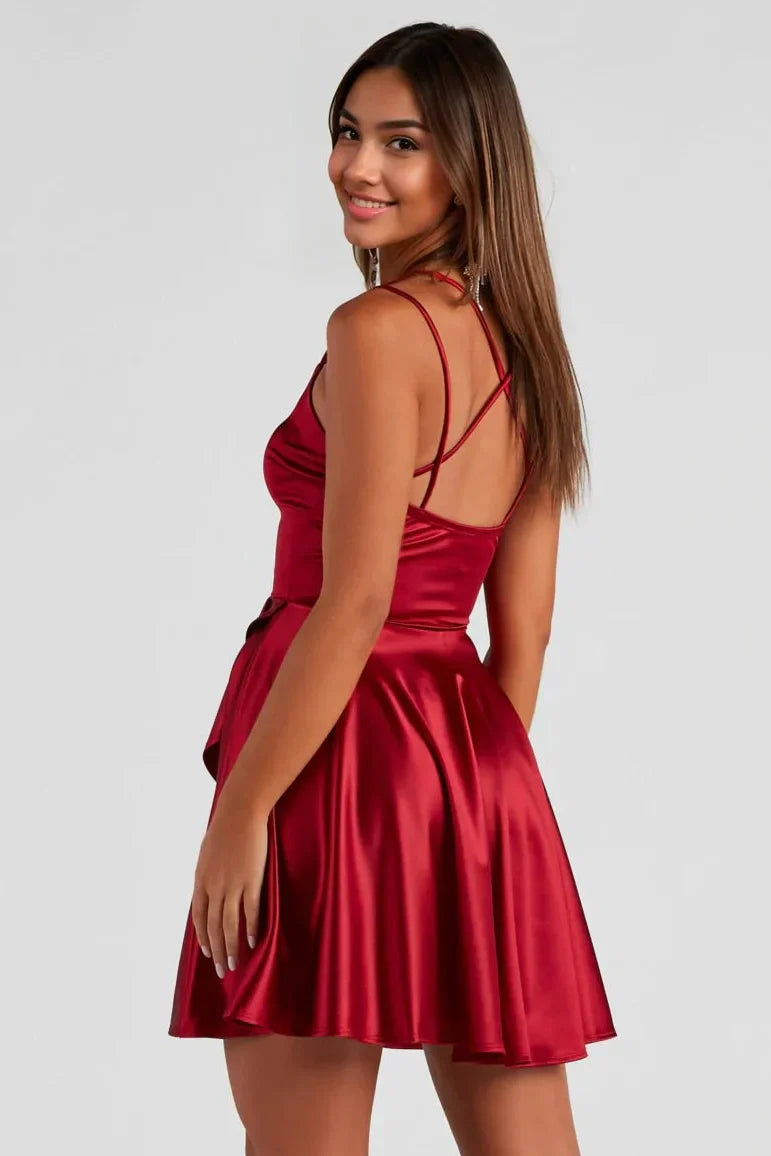 Dancing Diva Satin Skater Dress