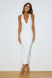 Sing Song Midi Dress White