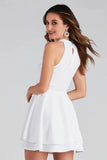 Classic Beauty Layered Skater Dress