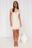 High Tea Vibes Dress Pink