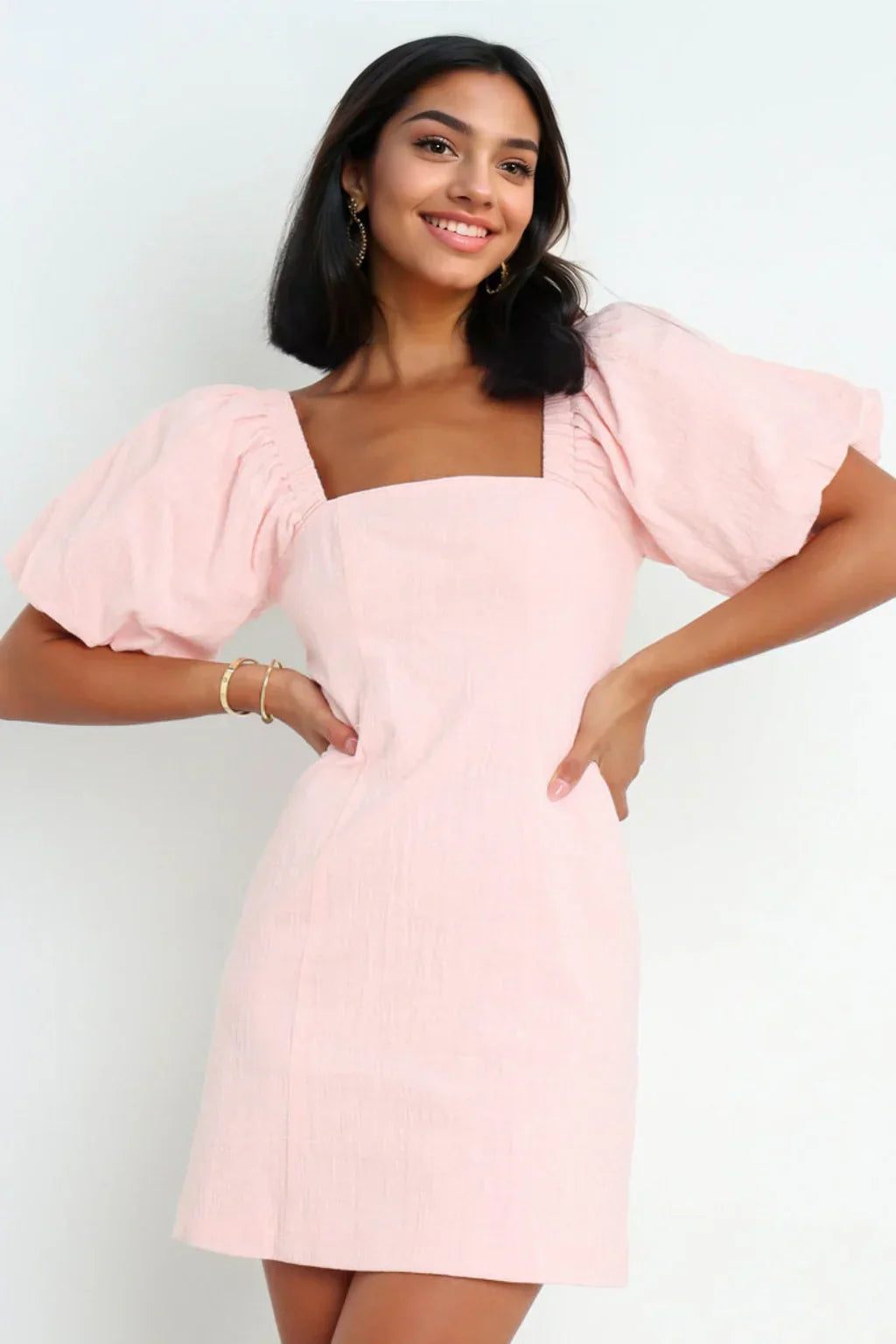 Tuscany Dress - Baby Pink