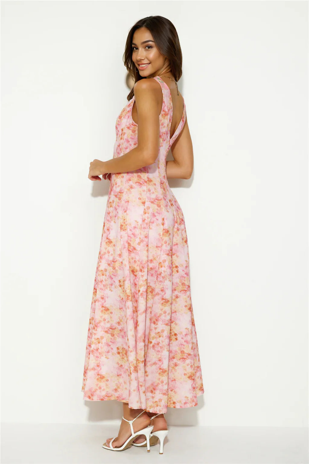 Perfectly Professional Midi Dress Pink