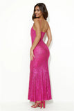 True Spark Sequin Maxi Dress Pink