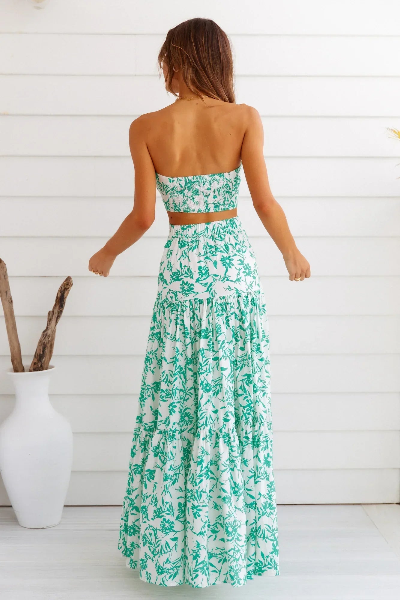 Maxi Skirt Green