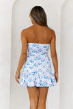 Dance My Way Mini Dress Blue