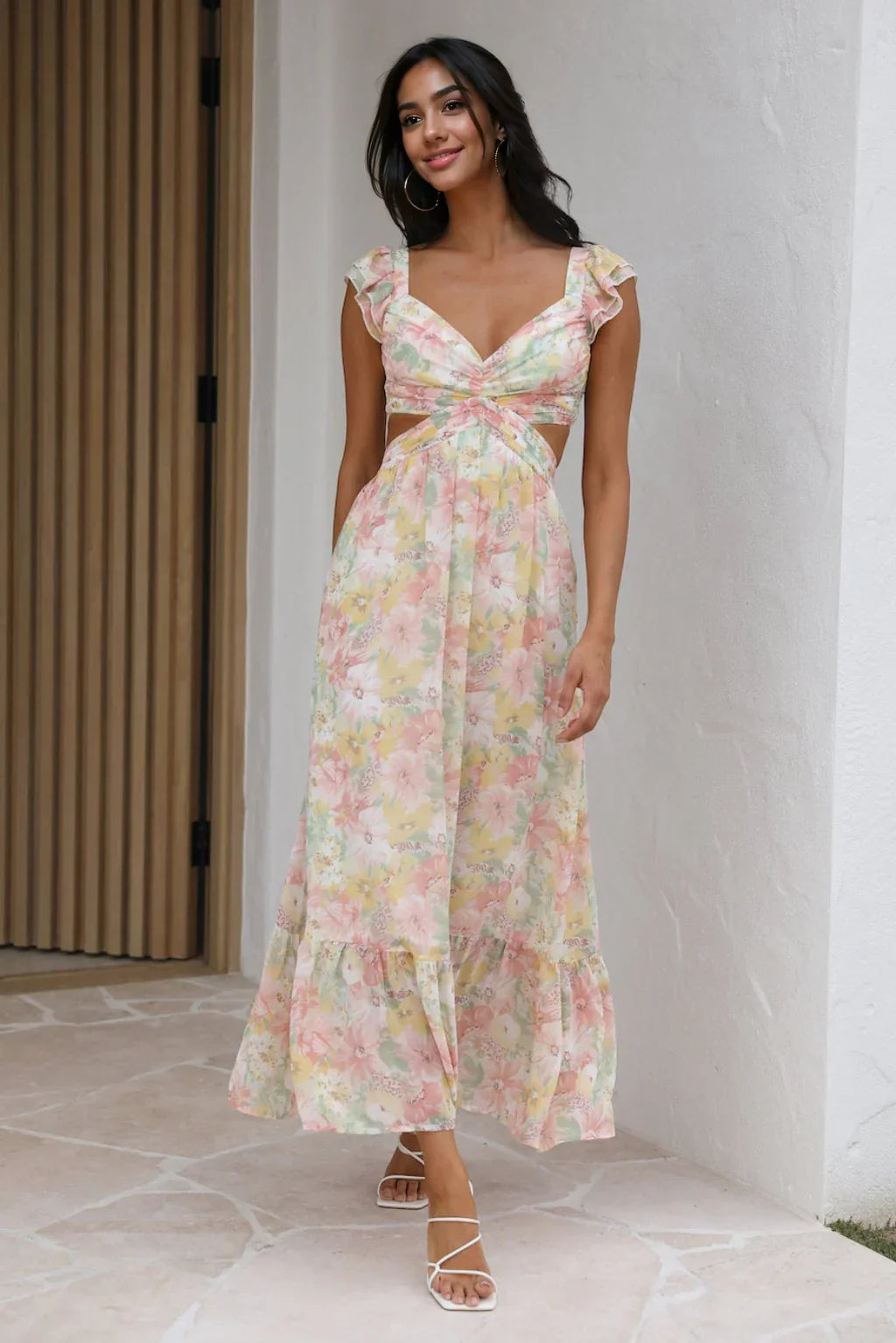 Watching Sunsets Maxi Dress Pink