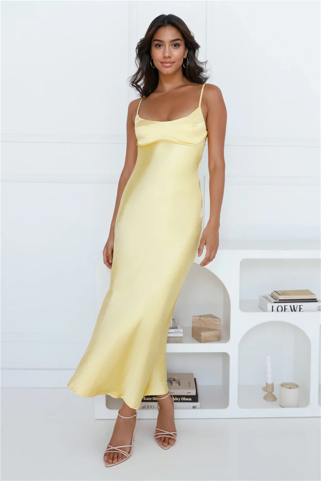 Feels Like Luxe Maxi Dress Yellow