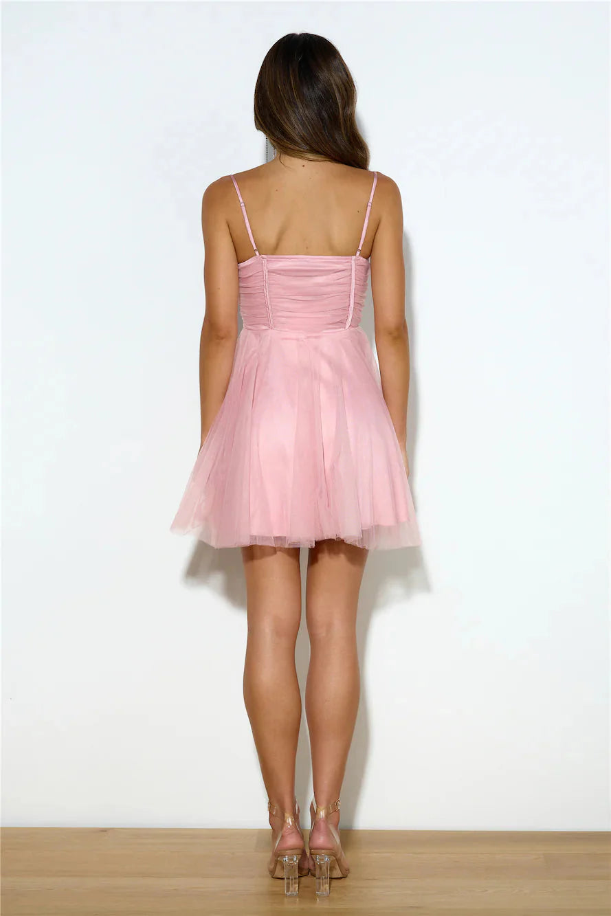 Princess Mood Mini Dress Pink