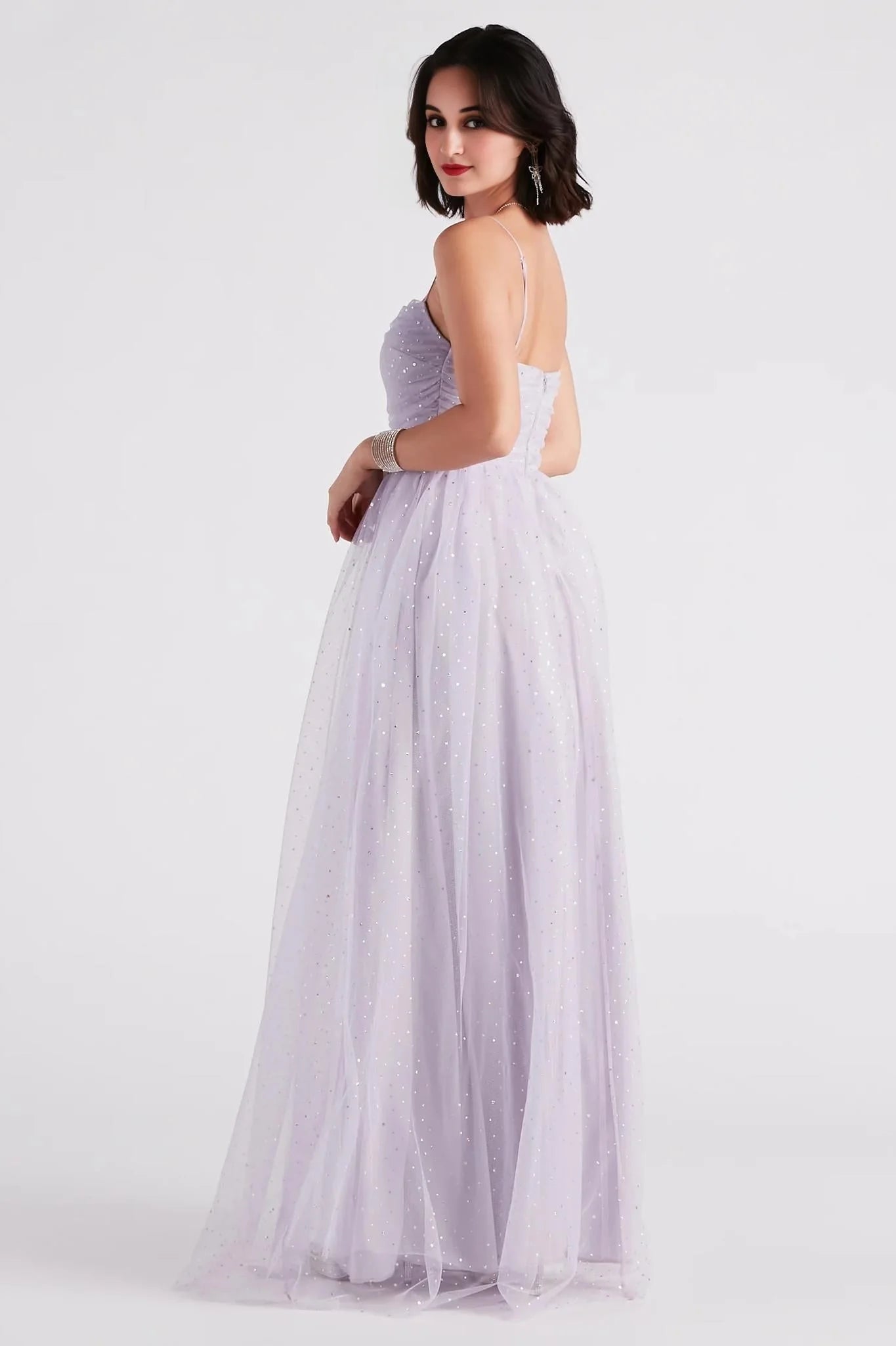 Larissa Formal Tulle Glitter Ballgown