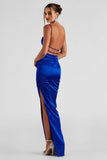 Alani Strappy Back Satin Formal Dress