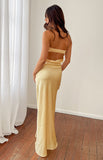 Maiah Yellow Maxi Dress