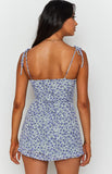 Penny Lane Dress Blue Floral-Mini Dress