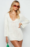 Underground White Backless Mini Dress