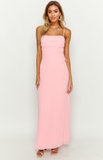 Flossie Pink Maxi Sleeveless Dress