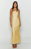 Tina Yellow Formal Maxi Dress